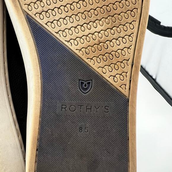 Rothy’s The Original Slip On Sneaker black solid soft sustainable eco size 8.5 - Picture 9 of 9